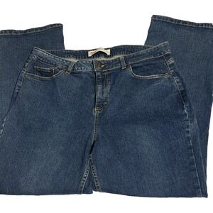 Route 66 Original Women's Size 18A Stretch Dark Blue Denim Jeans Mid Rise